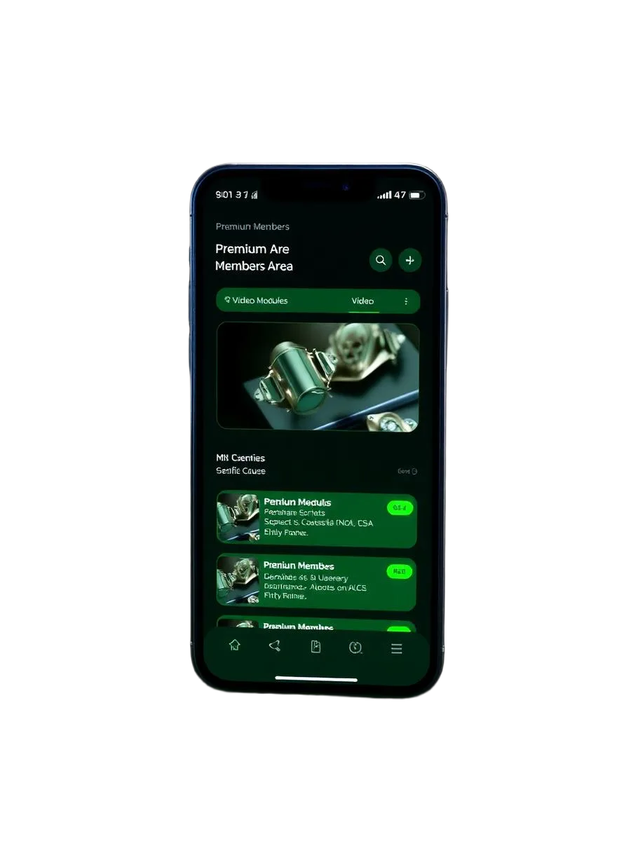 Experiência premium do aplicativo ScaleMembers